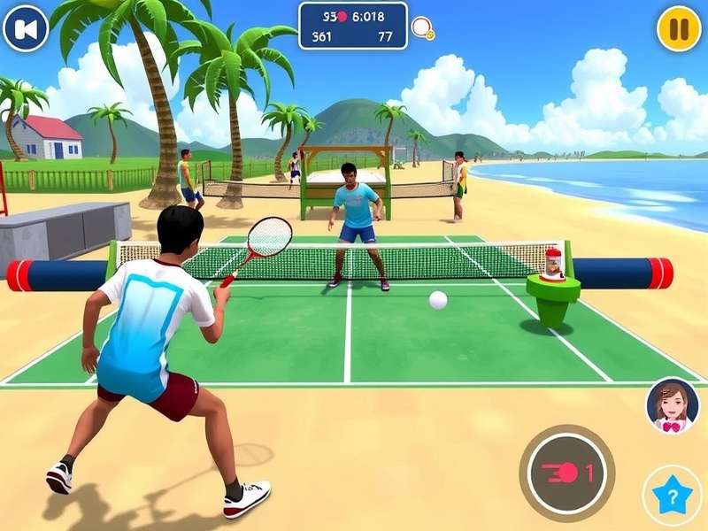 Goa Young Badminton Aces Gameplay Screenshot